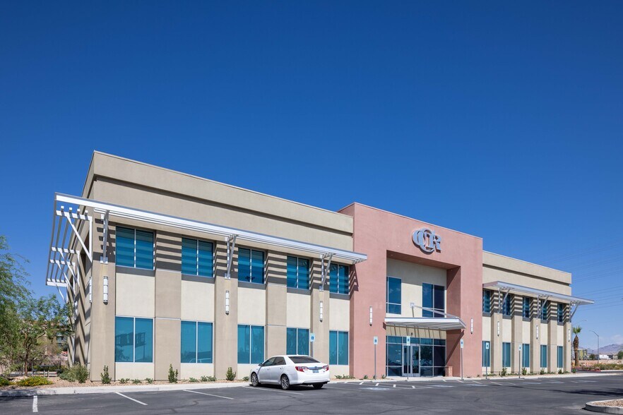 Exterior of the office building at 9107 W Russell Road in Las Vegas